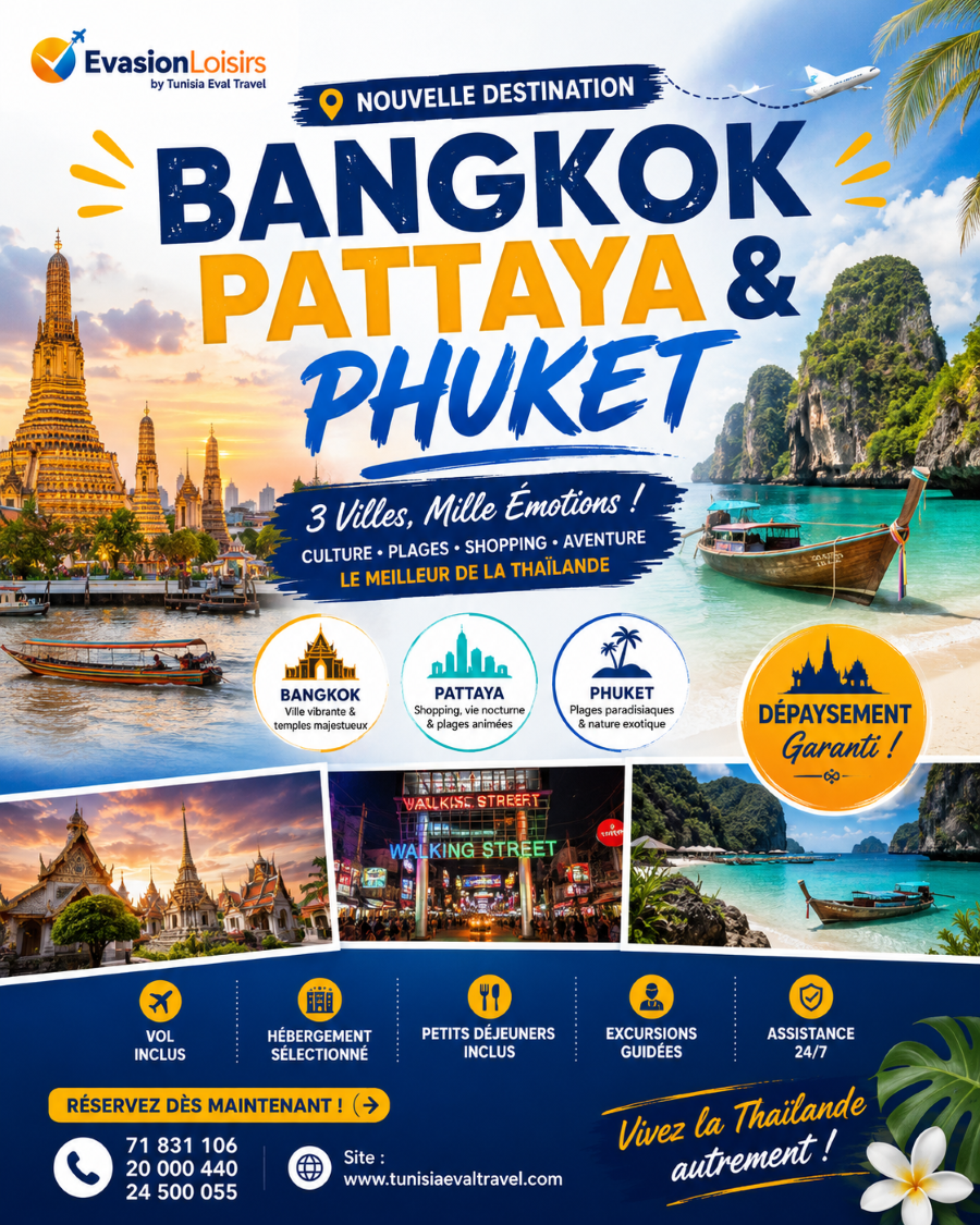 BANGKOK – PATTAYA & PHUKET